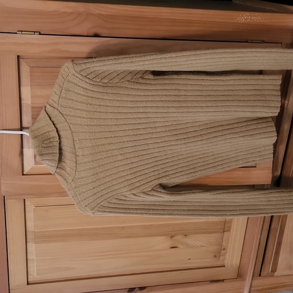 Forever 21, Camel, turtle neck sweater.  Large - Picture 3 of 3